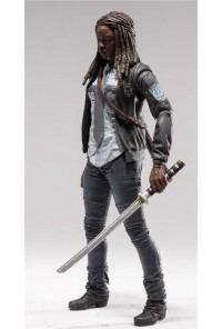 THE WALKING DEAD FIGURA 13 CM MICHONNE AGENTE POLICIA SERIE 9