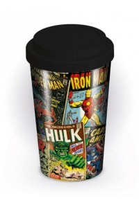 MARVEL COMICS TAZA VIAJE COVERS