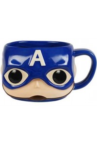 LOS VENGADORES LA ERA DE ULTRON TAZA FIGURATIVA POP CAPITAN AMERICA
