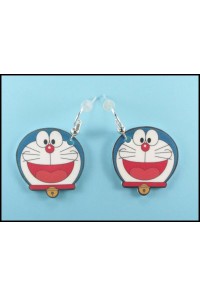 ANGEL CREATIONS PAR PENDIENTES CARA DORAEMON