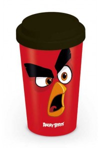 ANGRY BIRDS TAZA DE VIAJE RED