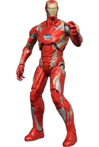 CAPITAN AMERICA CIVIL WAR FIGURA 18 CM IRON MAN MK45 MARVEL SELECT