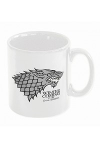 JUEGO DE TRONOS TAZA CERAMICA WINTER IS COMING STARK