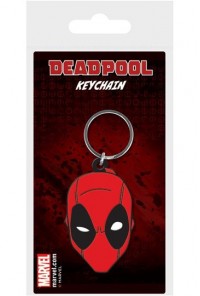 DEADPOOL LLAVERO CAUCHO FACE 6 CM