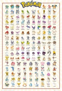 POSTER POKEMON KANTO 61 X 91 CM