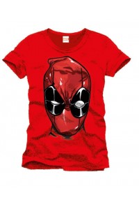 DEADPOOL CAMISETA DEADPOOL HEAD MARVEL COMICS T-M