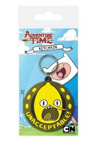 HORA DE AVENTURAS LLAVERO CAUCHO 6CM LEMONGRAB UNACCEPTABLE