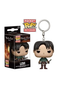 ATAQUE A LOS TITANES LLAVERO POP 4CM LEVI ACKERMAN