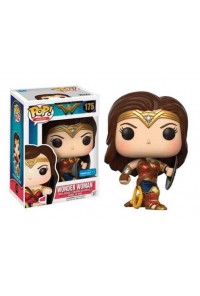 WONDER WOMAN POP VINYL WONDER WOMAN POSE BATALLA CON ESCUDO ED LIMITADA