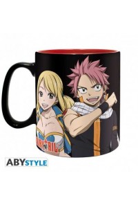 FAIRY TAIL TAZA 460 ML LUCY NATSU Y EMBLEMA