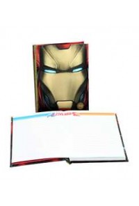 CAPITAN AMERICA CIVIL WAR IRON MAN ROSTRO LIBRETA CON LUZ MARVEL