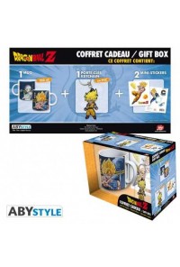 DRAGON BALL Z PACK TAZA 320 ML + LLAVERO PVC + PEGATINAS