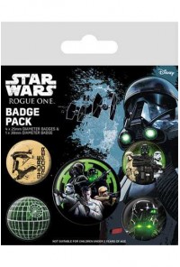 STAR WARS ROGUE ONE PACK 5 CHAPAS EMPIRE