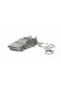 REGRESO AL FUTURO LLAVERO 3D METAL DELOREAN