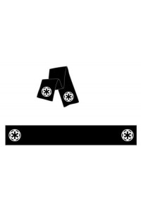 STAR WARS BUFANDA NEGRA IMPERIO LOGO