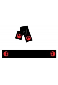 STAR WARS BUFANDA NEGRA REBEL LOGO