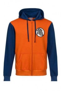 DRAGON BALL Z SUDADERA CAPUCHA KAME LOGO T-S