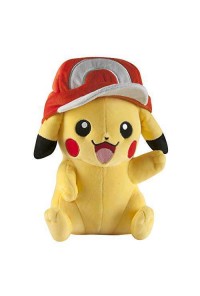 POKEMON PELUCHE PIKACHU ASH CAP 26 CM