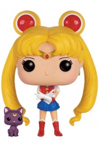 SAILOR MOON FIG 9 CM SAILOR MOON & LUNA GLITTER VINYL POP