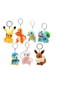POKEMON LLAVEROS PELUCHE 8 CM SURTIDO