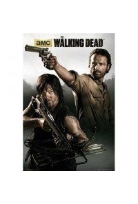 POSTER THE WALKING DEAD RICK & DARYL FACE 61 x 91 CM