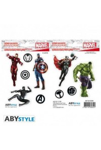 LOS VENGADORES STICKERS 16 x 11 CM MARVEL