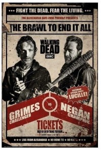 POSTER THE WALKING DEAD FIGHT 61 X 91 CM