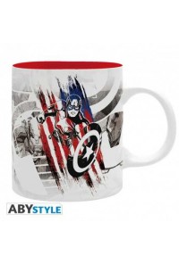 CAPITAN AMERICA TAZA CERAMICA 320 ML CA DESIGN MARVEL COMICS