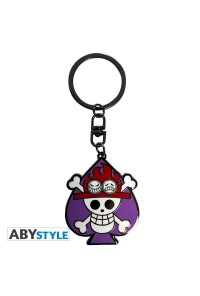 ONE PIECE LLAVERO METALICO SKULL ACE