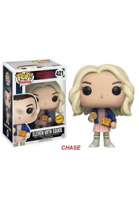 STRANGER THINGS POP VINYL FIG 9CM ELEVEN WHIT EGGOS CHASE EDITION