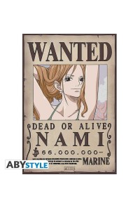 POSTER ONE PIECE WANTED NAMI NEW 52 x 38 CM