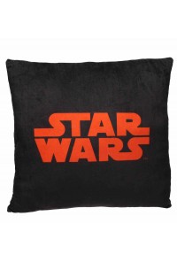 STAR WARS COJIN CUADRADO LOGO NARANJA STAR WARS
