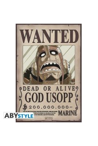 POSTER ONE PIECE WANTED USOPP NEW 52 x 38 CM