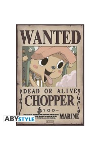 POSTER ONE PIECE WANTED CHOPPER NEW 52 x 38 CM