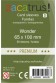 FUNDAS ZACATRUS WONDER PREMIUM 65 MM X 100 MM (100)