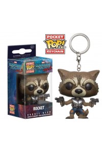 GUARDIANES DE LA GALAXIA 2 LLAVERO FIG 4 CM ROCKET POCKET POP