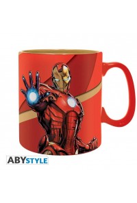 IRON MAN ARMORED TAZA 460 ML MARVEL COMICS