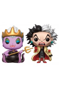 DISNEY BADDIES PACK 2 FIGURAS URSULA & CRUELLA 9 CM VINYL POP