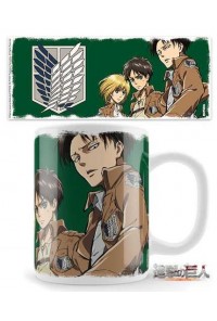 ATAQUE A LOS TITANES TAZA BLAZON TEAM