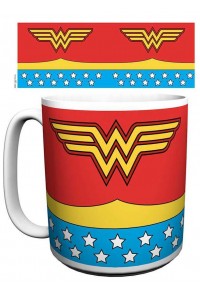 WONDER WOMAN TAZA XL COSTUME DC COMICS
