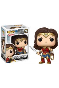 LIGA DE LA JUSTICIA FIGURA 9 CM WONDER WOMAN VINYL POP