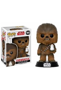 STAR WARS EPISODIO VIII CABEZON 9 CM CHEWBACCA & PORG POP!