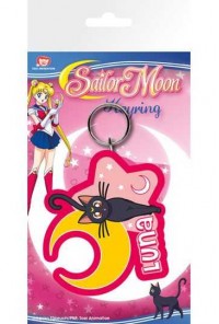 SAILOR MOON LLAVERO CAUCHO 7 CM LUNA