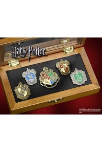HARRY POTTER SET 5 PINS HOGWARTS HOUSE