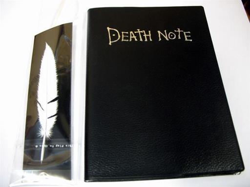 DEATH NOTE AGENDA CON PLUMA DEATH NOTE AGENDA CON PLUMA