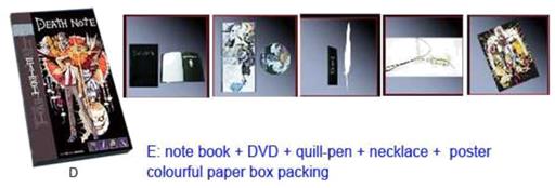 DEATH NOTE AGENDA ESTUCHE DELUXE