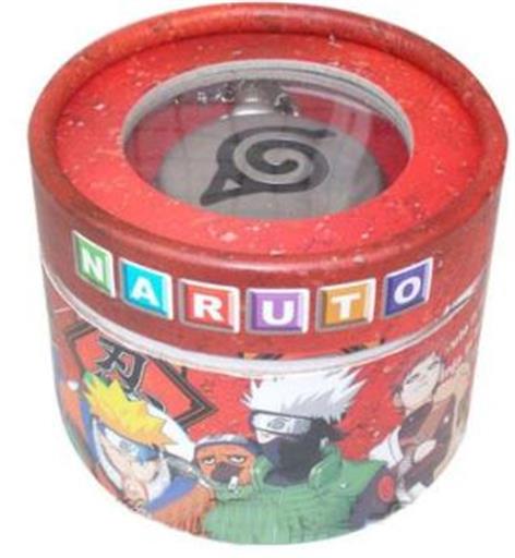 NARUTO RELOJ BOLSILLO LOGO HOJA EN CAJA DE CARTON NARUTO RELOJ BOLSILLO LOGO HOJA EN CAJA DE CARTON