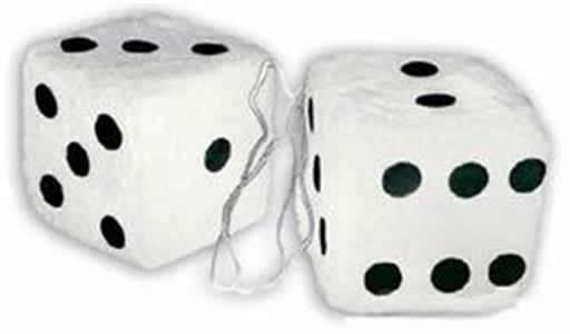COLGANTE DAOOS DE 6 CARAS BLANCOS PELUCHE COLGANTE DAOOS DE 6 CARAS BLANCOS PELUCHE