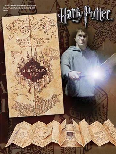 HARRY POTTER MAPA DEL MERODEADOR HARRY POTTER MAPA DEL MERODEADOR
