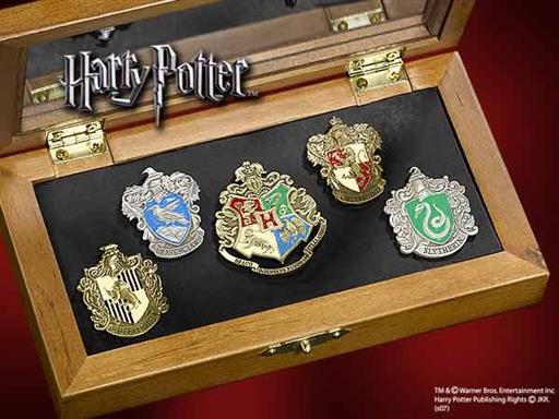 HARRY POTTER SET 5 PINS HOGWARTS HOUSE HARRY POTTER SET 5 PINS HOGWARTS HOUSE